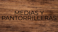 Banner de la categoría Medias y Pantorrileras 