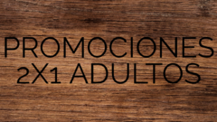 Banner de la categoría PROMOCIONES 2X1 ADULTOS