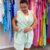 Conjunto Colete e Bermuda Azul e Verde Plus Size - comprar online