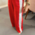Conjunto Vermelho com Listra Branca - loja online