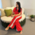Conjunto Vermelho com Listra Branca - comprar online