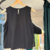 Blusa Preta Regata com Detalhe em Zíper - LAIN