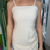 Imagem do Vestido Midi Drapeado Bege