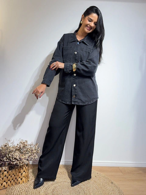 Camisão Jeans Black