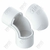 JOELHO C/JANELA P/ELETRODUTO PVC 3/4''BRANCO - INPOL - loja online