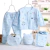 Conjunto Maternidade Do Bebê Roupa Saída Maternidade Calça Blusa Gorro Babador Infantil - comprar online