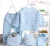 Conjunto Maternidade Do Bebê Roupa Saída Maternidade Calça Blusa Gorro Babador Infantil na internet