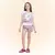 Conjunto pijama blusa e short em meia malha - comprar online