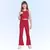 Conjunto regata cropped e calça flare em ribana 5x3 - comprar online