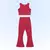 Conjunto regata cropped e calça flare em ribana 5x3
