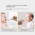 Colher alimentação bebê silicone e aço inoxidável 2 em 1, colher raspagem e colher silicone - COLORINDO