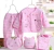 Conjunto Maternidade Do Bebê Roupa Saída Maternidade Calça Blusa Gorro Babador Infantil - COLORINDO