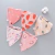 5 Peças Bandana Babador Sofisticado Duplo 100% Algodão - COLORINDO STORE