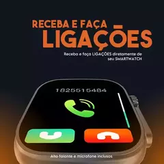 Relógio Smartwatch X8 Ultra Tela HD 49mm (LARANJA) - PARA TUDO - COMPRAS CRIATIVAS
