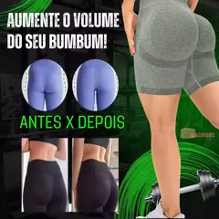 Short Feminino Empina Bumbum Azul - PARA TUDO - COMPRAS CRIATIVAS