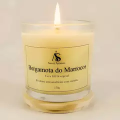 Vela Aromatica Artesanal Perfumada - Bergamota do Marrocos - comprar online
