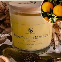Vela Aromatica Artesanal Perfumada - Bergamota do Marrocos na internet