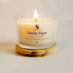 Vela Aromatica Artesanal Perfumada - Vanilla Sugar - comprar online