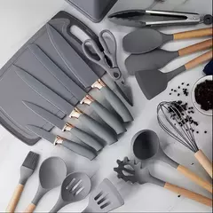 Kit Utensílios de Cozinha Jogo Completo 19 Peças na internet