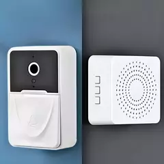 Campainha C/ Câmera Wifi S Fio Inteligente Interfone C Áudio - comprar online