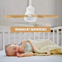 Luminária Ventilador Teto Rosqueável com Controle Remoto - 5 Pétalas na internet
