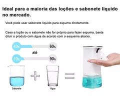 Porta sabonete líquido com sensor automático na internet