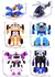 Mini Robô Transformação Brinquedos para Crianças, Irmãos Dos Desenhos Animados - AS Utilidades