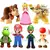 Super Mary Action Figure Toys para Crianças, Mario Bros, Luigi, Yoshi, Donkey Kong - AS Utilidades