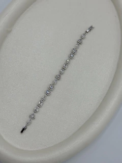 Pulseira de Strass com Formas Geométricas - Vip Biju Itz