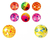 Pelota De Plástico Colores 1 pz en internet