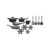 Batería De Cocina Black Granite 15 Piezas Hudson