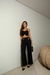 Conjunto Mel de Calça e Croppend - loja online