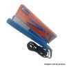 Chapinha de Cabelo Onex (selo Inmetro) Placa Azul (sem Pintura) - Azul