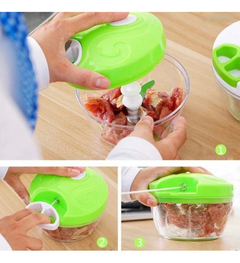 Processador Triturador Moedor De Alimentos Manual Alho 500ml - loja online