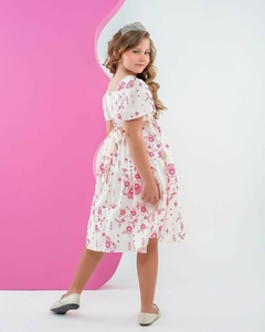 Vestido Realeza Rosa - Bella Menina 