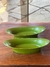 Recipiente em plástico verde