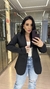 BLAZER ALFAIATARIA PRETO - comprar online