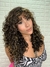 Peruca Bio Fibra Marline Cacheada Castanha Luzes HL2/27 - Luana Hair