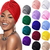 ￼Touca feminina muçulmano, touca de quimioterapia com pregas, lenço, cobertura para cabeça, bandana, índia - comprar online
