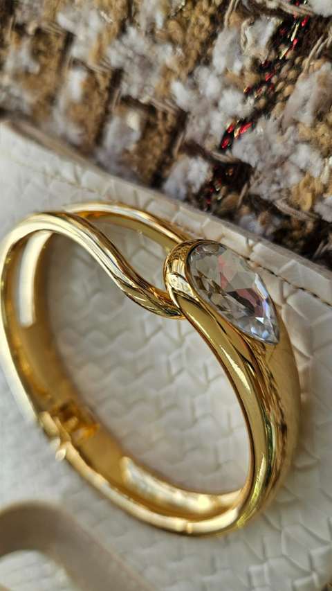 Bracelete gota cristal - comprar online