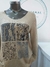 sweater galilea mosaico animal print vison