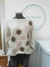 sweater flores bordadas