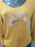 sweater amarillo con foil