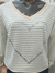 sweater rayas con corazon
