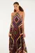 Vestido Plissado Estampado Pretti FARM - comprar online