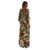 Vestido Longo Manga Estampado Jardim Real FARM - comprar online