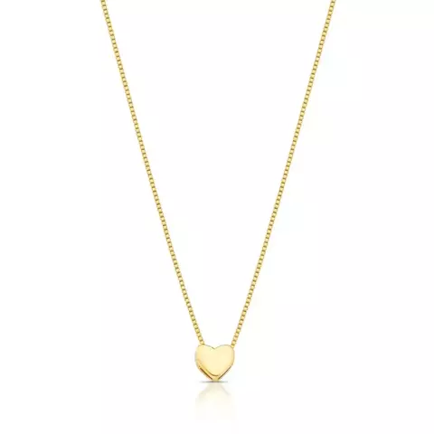 COLAR COM PINGENTE DE CORAÇÃO LISO