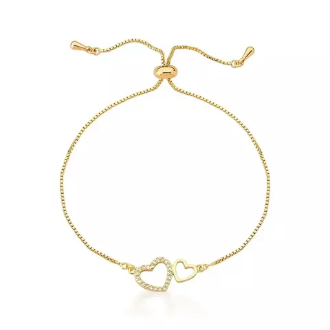 PULSEIRA SHAMBALA COM CORAÇÕES VAZADO