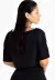 Cropped Fitness Preto com Detalhe Tela | REF: LX82 na internet