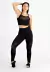Conjunto Legging e Top Transparencia Fitness Feminino Calça | REF: LX128